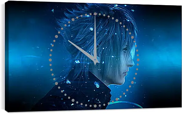 Часы картина - Final Fantasy XV Часы картина - Final Fantasy XV