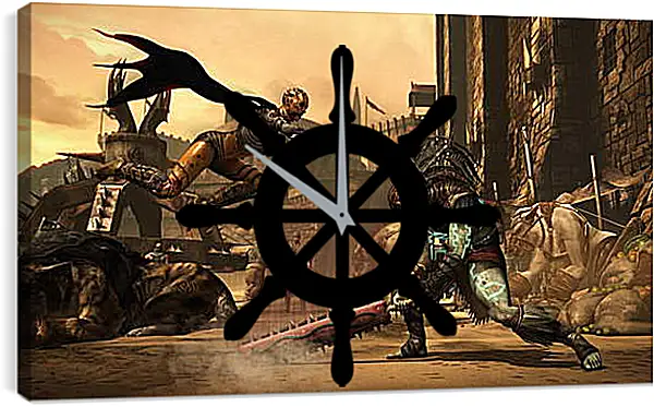 Часы картина - Mortal Kombat X Часы картина - Mortal Kombat X