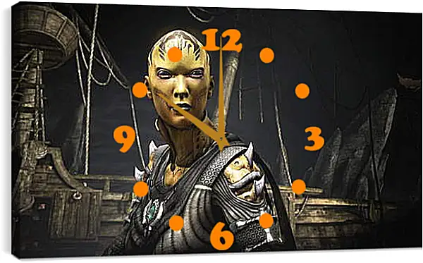 Часы картина - Mortal Kombat X Часы картина - Mortal Kombat X