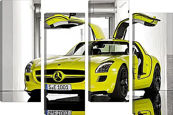 Модульная картина - Mercedes SLS AMG Модульная картина - Mercedes SLS AMG