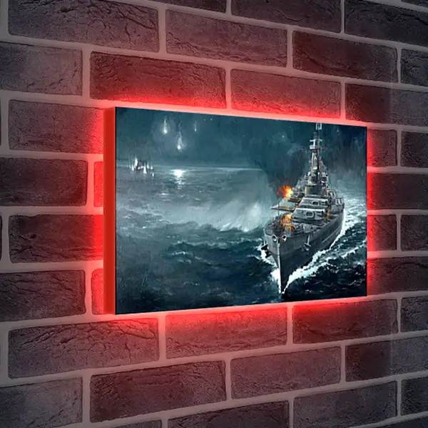 Лайтбокс световая панель - World Of Warships Лайтбокс световая панель - World Of Warships