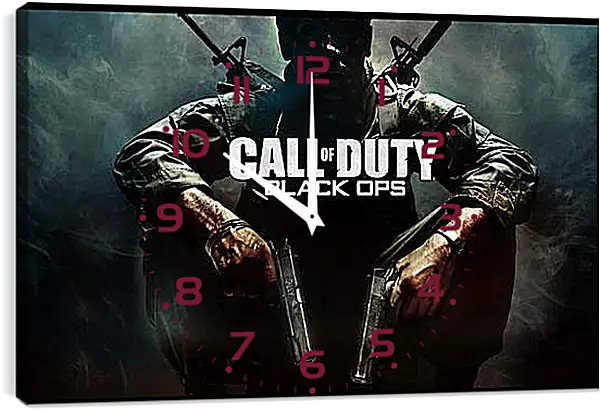 Часы картина - Call Of Duty: Black Ops Часы картина - Call Of Duty: Black Ops