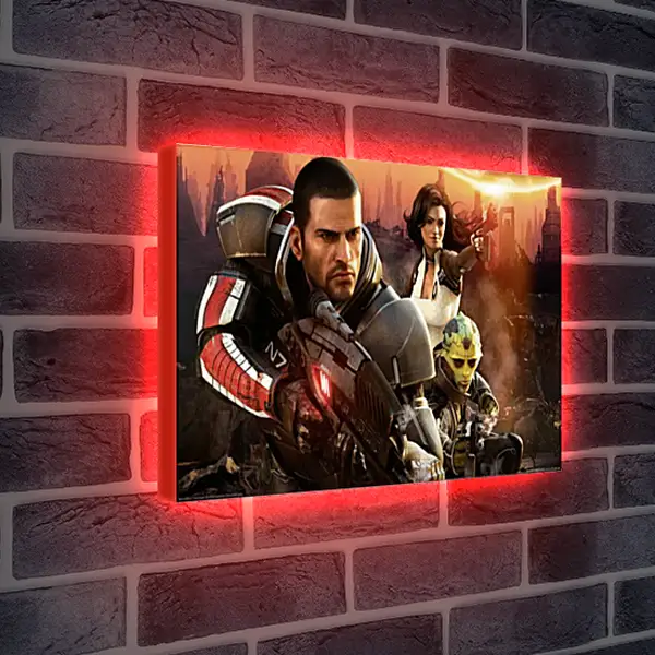 Лайтбокс световая панель - Mass Effect 2 Лайтбокс световая панель - Mass Effect 2