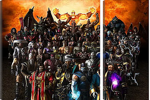 Модульная картина - Mortal Kombat Модульная картина - Mortal Kombat