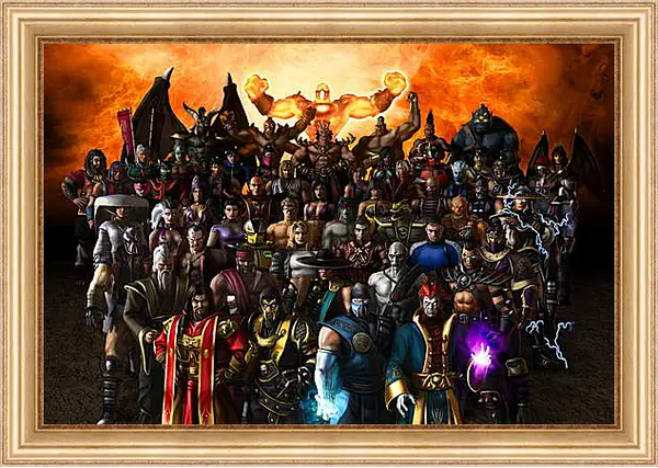 Картина в раме - Mortal Kombat Картина в раме - Mortal Kombat