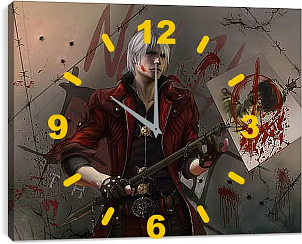 Часы картина - Devil May Cry Часы картина - Devil May Cry