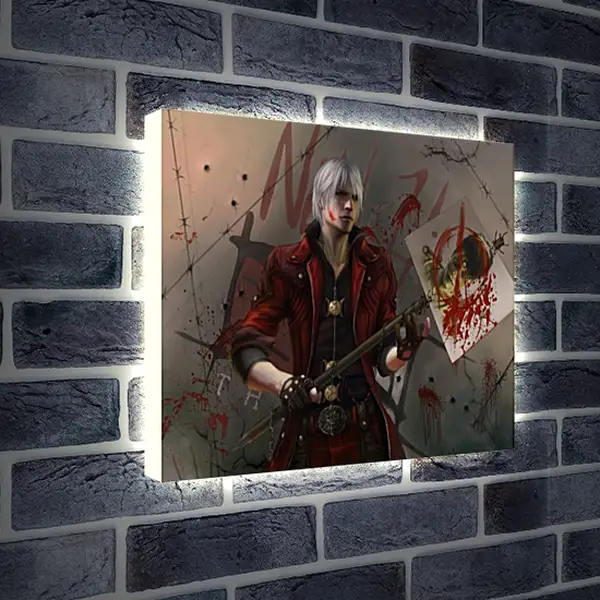 Лайтбокс световая панель - Devil May Cry Лайтбокс световая панель - Devil May Cry