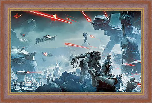 Картина в раме - Star Wars Battlefront Картина в раме - Star Wars Battlefront