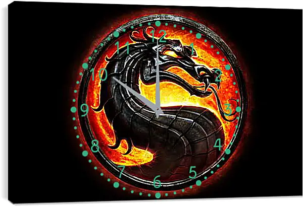 Часы картина - Mortal Kombat Часы картина - Mortal Kombat