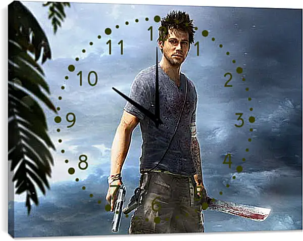 Часы картина - Far Cry 3 Часы картина - Far Cry 3