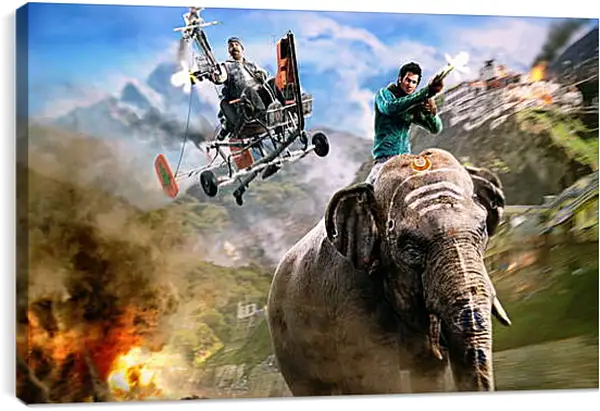 Постер на подрамнике - Far Cry 4 Постер на подрамнике - Far Cry 4