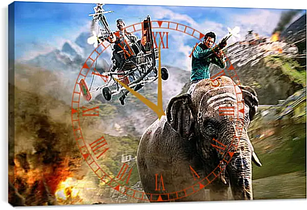 Часы картина - Far Cry 4 Часы картина - Far Cry 4
