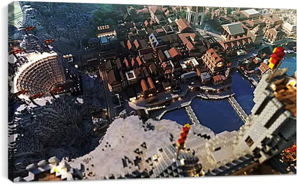Постер на подрамнике - Minecraft Постер на подрамнике - Minecraft