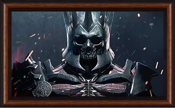 Картина в раме - The Witcher 3 (Ведьмак), король Дикой охоты Картина в раме - The Witcher 3 (Ведьмак), король Дикой охоты