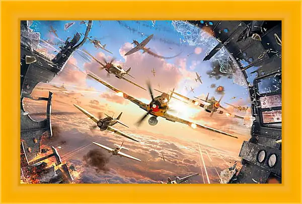 Картина в раме - World Of Warplanes Картина в раме - World Of Warplanes