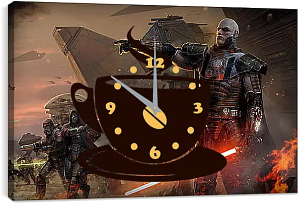 Часы картина - Star Wars The Old Republic Часы картина - Star Wars The Old Republic