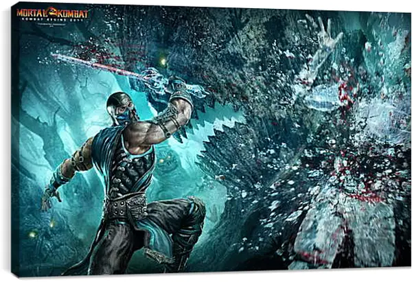 Постер на подрамнике - Mortal Kombat Постер на подрамнике - Mortal Kombat