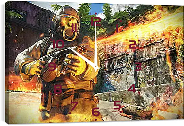 Часы картина - Far Cry 3 Часы картина - Far Cry 3