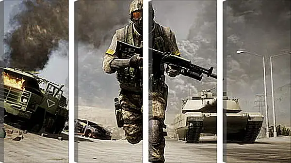 Модульная картина - Battlefield: Bad Company 2 Модульная картина - Battlefield: Bad Company 2
