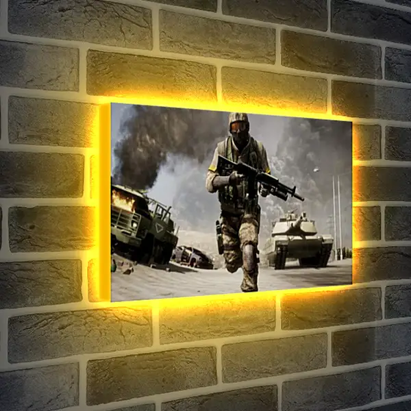 Лайтбокс световая панель - Battlefield: Bad Company 2 Лайтбокс световая панель - Battlefield: Bad Company 2