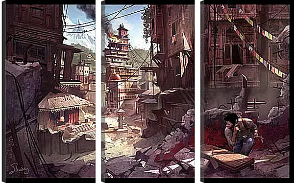 Модульная картина - Uncharted 2: Among Thieves Модульная картина - Uncharted 2: Among Thieves