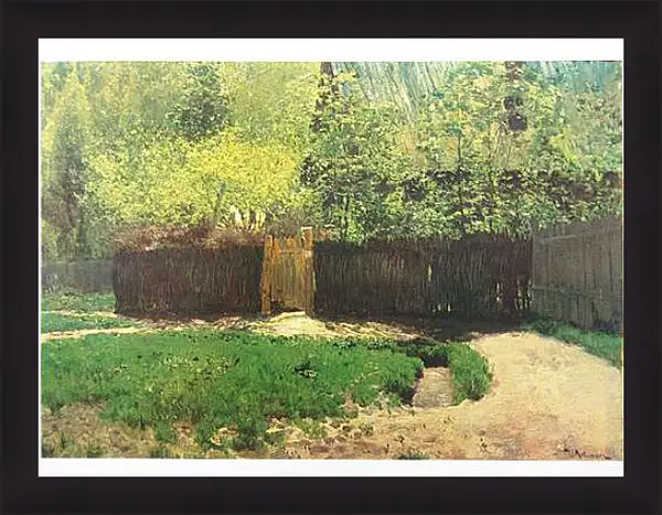 Картина в раме - Первая зелень. Левитан Исаак Картина в раме - Первая зелень. Левитан Исаак