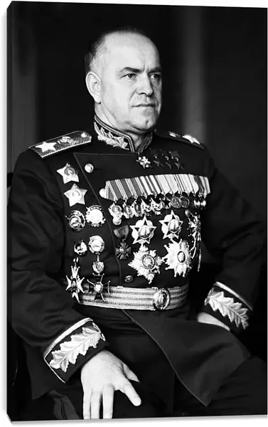Постер на подрамнике - Георгий Константинович Жуков Постер на подрамнике - Георгий Константинович Жуков