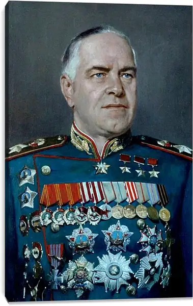 Постер на подрамнике - Георгий Константинович Жуков Постер на подрамнике - Георгий Константинович Жуков