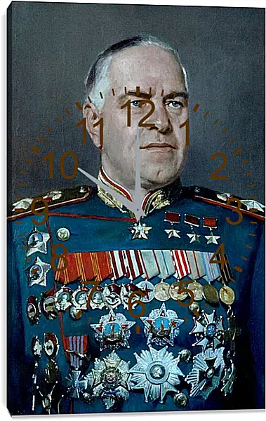 Часы картина - Георгий Константинович Жуков Часы картина - Георгий Константинович Жуков