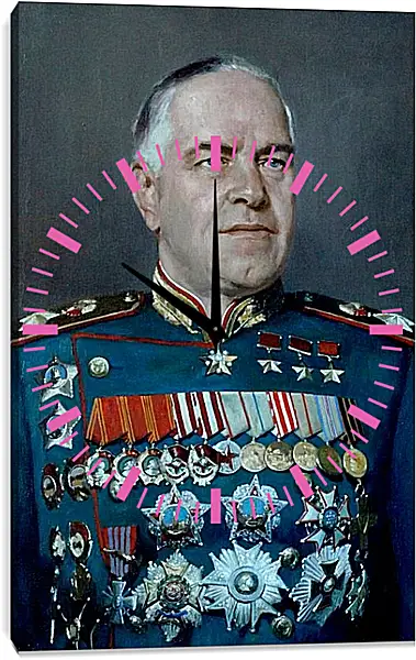 Часы картина - Георгий Константинович Жуков Часы картина - Георгий Константинович Жуков