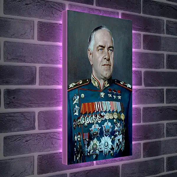 Лайтбокс световая панель - Георгий Константинович Жуков Лайтбокс световая панель - Георгий Константинович Жуков