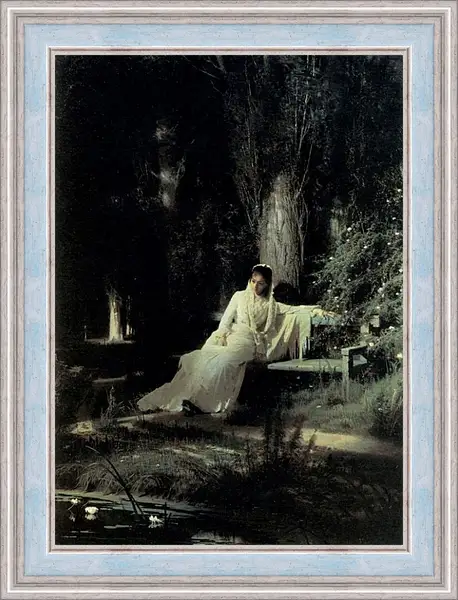 Картина в раме - Лунная ночь. Иван Николаевич Крамской Картина в раме - Лунная ночь. Иван Николаевич Крамской