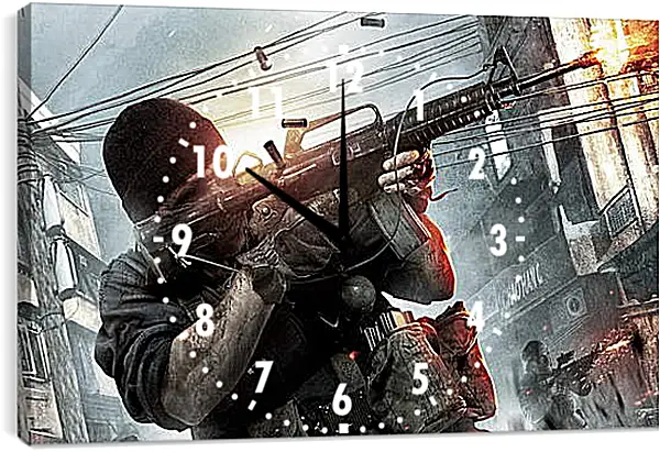 Часы картина - Call Of Duty Часы картина - Call Of Duty