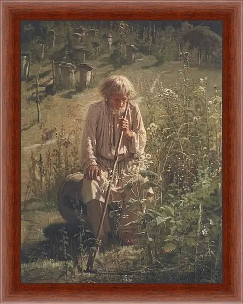 Картина в раме - Пасечник. Иван Николаевич Крамской Картина в раме - Пасечник. Иван Николаевич Крамской
