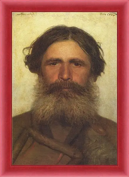 Картина в раме - Портрет крестьянина. Иван Николаевич Крамской Картина в раме - Портрет крестьянина. Иван Николаевич Крамской