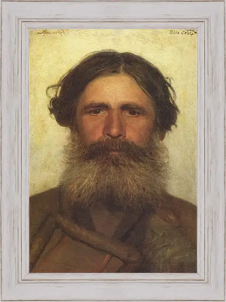 Картина в раме - Портрет крестьянина. Иван Николаевич Крамской Картина в раме - Портрет крестьянина. Иван Николаевич Крамской