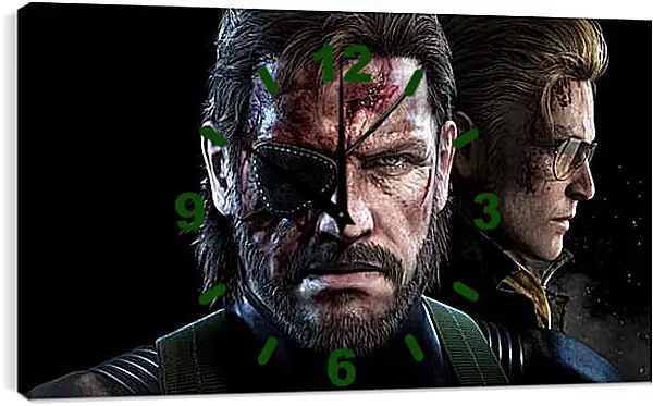 Часы картина - Metal Gear Solid V: The Phantom Pain Часы картина - Metal Gear Solid V: The Phantom Pain