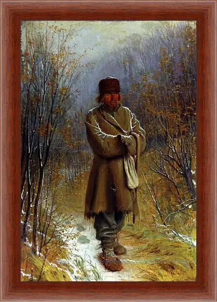 Картина в раме - Созерцатель. Иван Николаевич Крамской Картина в раме - Созерцатель. Иван Николаевич Крамской