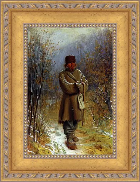 Картина в раме - Созерцатель. Иван Николаевич Крамской Картина в раме - Созерцатель. Иван Николаевич Крамской