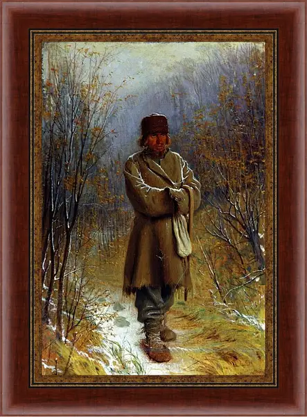 Картина в раме - Созерцатель. Иван Николаевич Крамской Картина в раме - Созерцатель. Иван Николаевич Крамской