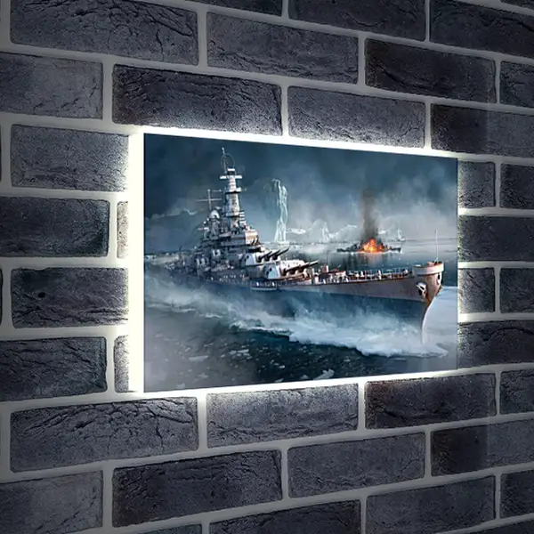 Лайтбокс световая панель - World Of Warships Лайтбокс световая панель - World Of Warships