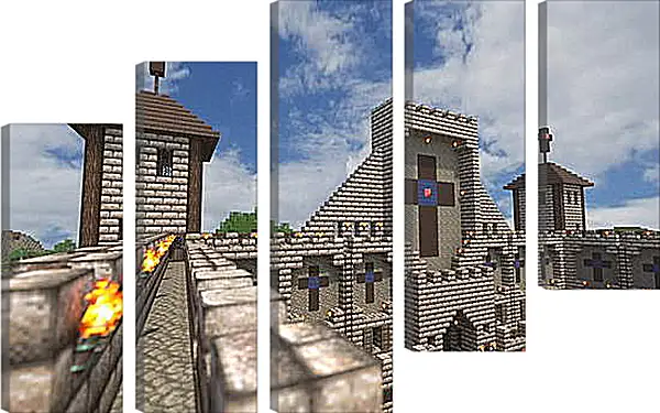 Модульная картина - Minecraft Модульная картина - Minecraft