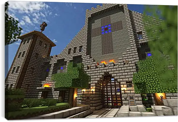 Постер на подрамнике - Minecraft Постер на подрамнике - Minecraft