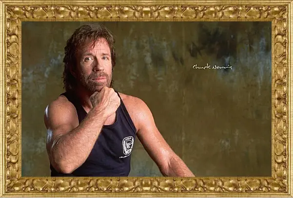 Картина в раме - Чак Норрис. Chuck Norris Картина в раме - Чак Норрис. Chuck Norris