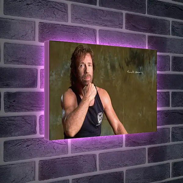 Лайтбокс световая панель - Чак Норрис. Chuck Norris Лайтбокс световая панель - Чак Норрис. Chuck Norris