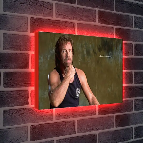 Лайтбокс световая панель - Чак Норрис. Chuck Norris Лайтбокс световая панель - Чак Норрис. Chuck Norris