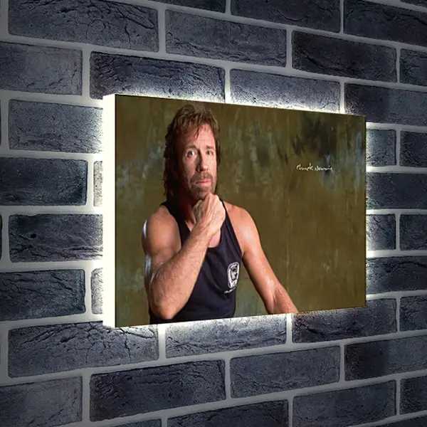 Лайтбокс световая панель - Чак Норрис. Chuck Norris Лайтбокс световая панель - Чак Норрис. Chuck Norris