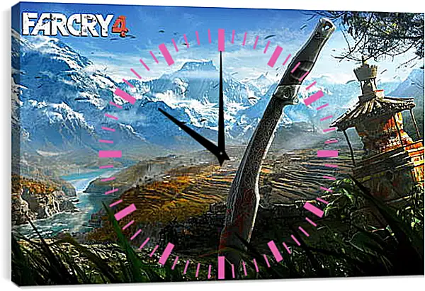Часы картина - Far Cry 4 Часы картина - Far Cry 4