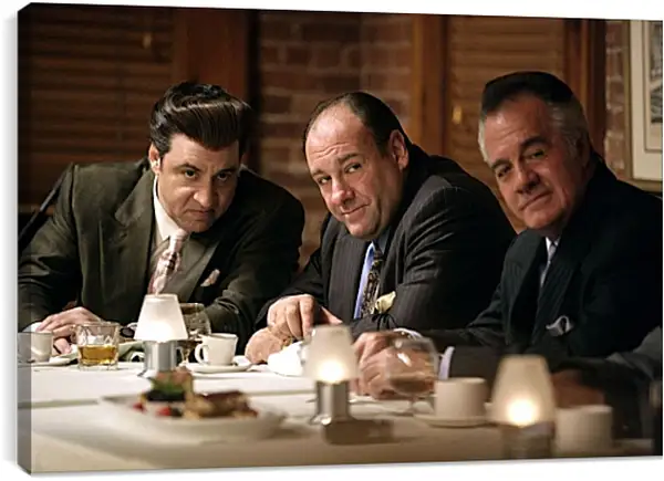 Постер на подрамнике - Клан Сопрано. The Sopranos Постер на подрамнике - Клан Сопрано. The Sopranos