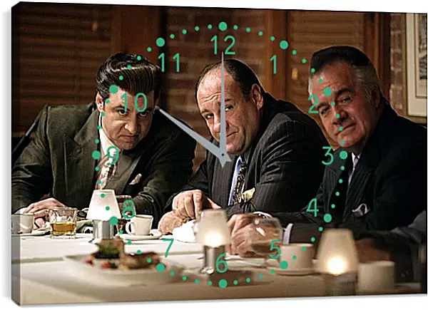 Часы картина - Клан Сопрано. The Sopranos Часы картина - Клан Сопрано. The Sopranos